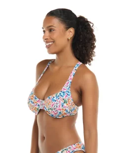 Maya D, DD, E & F Cup Top - FLORALSCAPE
