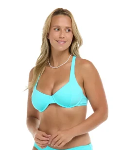 Maya D, DD, E & F Cup Top - CLOUD