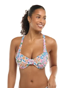 Maya D, DD, E & F Cup Top - FLORALSCAPE