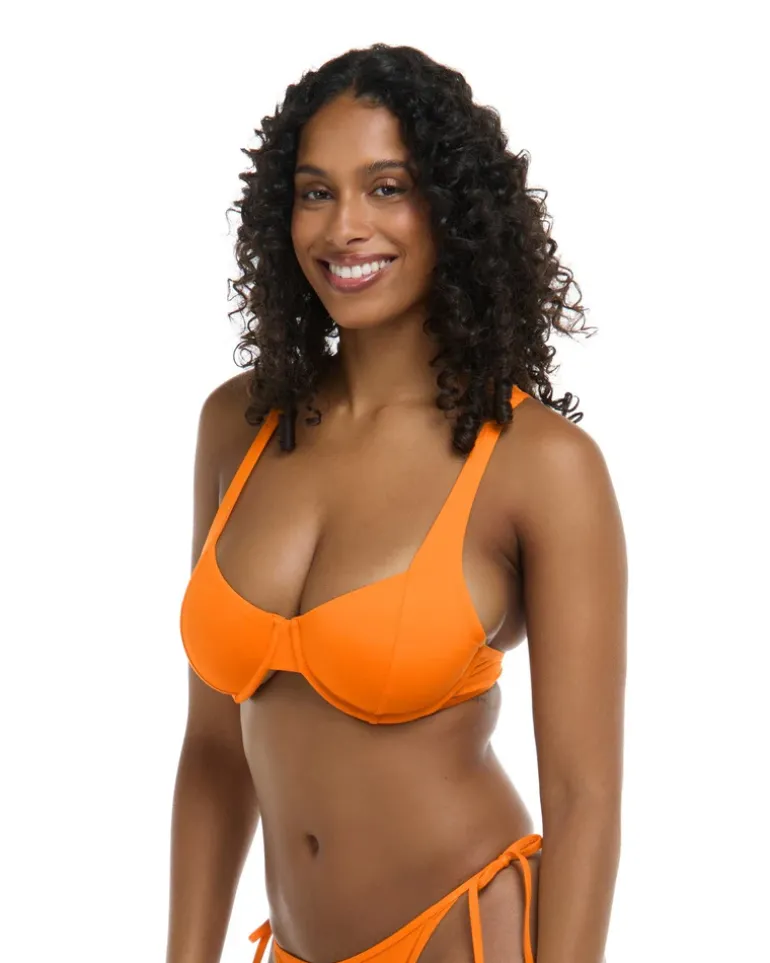 Maya D, DD, E & F Cup Top - MANGO