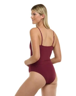 Meredith One-Piece - MULBERRY