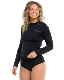 Sun Seeker Rashguard - BLACK LICORICE